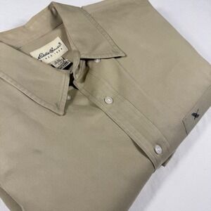 VTG‎ Eddie Bauer Mens Long Sleeve Button Up Casual Shirt, Size L